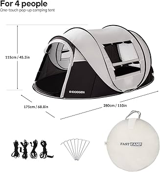 Amazon | IDOOGEN(アイドゥーゲン) ポップアップテント 1/2人用